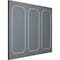 Ekena Millwork 28-in. W x 72-in. H Sussex Floral Panel Moulding Kit Triple Panel PMLKSU28X72C - alternate 2